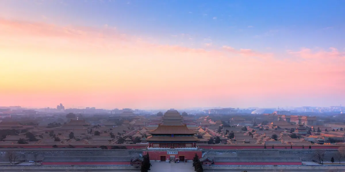 The Forbidden City seen from Jingshan Park