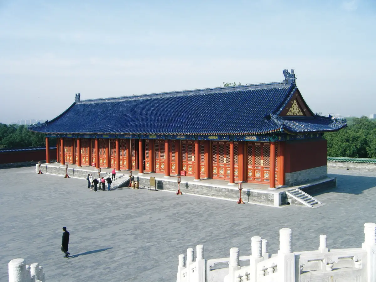 The east annex hall of the Hall of Prayer